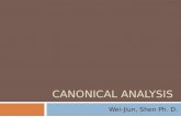Canonical analysis