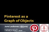 SF-BIG-Analytics 10-15-2015 Pinterest Chief Scientist Prof. Jure Leskovec: Discovering Networks of Products