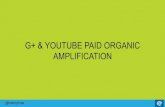 G+ & YouTube Paid Organic Amplification