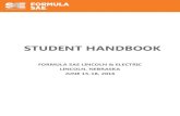 STUDENT HANDBOOK - LINCOLN STUDENT HANDBOOK 2016...student handbook formula sae lincoln & electric ...