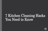 7 kitchen cleaning hacks you need to know