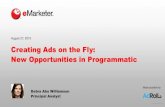 eMarketer Webinar: Creating Ads on the Fly—New Opportunities in Programmatic