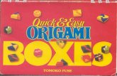 dl. ... Tomoko Fuse is the author of Origami Boxes and Unit Origami, published by Japan Publications.