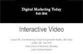 Interactive Video: Live Streams, AR, and VR (Digital Marketing Today)