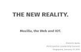 Mozilla, the Web and IOT