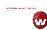 Weborama Dynamic Creatives