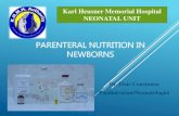 Newborn Parenteral Nutrition