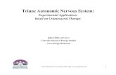 Triune Autonomic Nervous System -   Triune Model Porges...Polarity Therapy Vol. II, ... Atlas of Human Anatomy , ... Triune Autonomic Nervous System • John Chitty •   21