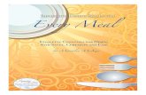 Seven Course Meal Setting - Etiquette Goblet Champagne Flute Dessert Spoon Dessert Fork ... roll (or bread of any type), and napkin. Fork and roll ... the fold facing your waist.