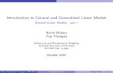 Introduction to General and Generalized Linear Models - General Linear hmad/GLM/slides/ to General and Generalized Linear Models General Linear Models ... Chapman Hall October 2010