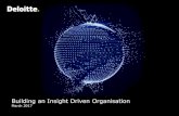 Building an Insight Driven Organisation - Deloitte UK can be used to add value across the ... The journey to becoming an Insight Driven Organisation passes through 5 stages ... map