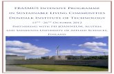 ERASMUS Intensive Programme in Sustainable Living ... Intensive Programme... · ERASMUS Intensive Programme