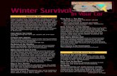 Winter Survival - Minnesota Department of Public Safety Your Car Winter Survival Survival Tips Everyone should be cautious about traveling in extreme winter weather. Cold, snow and