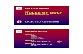 THE RULES OF GOLF - Malta Golf SESSION 2.pdf  1 THE RULES OF GOLF BROUGHT TO YOU BY THE MALTA GOLF
