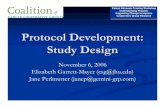 Protocol Development: Study Design - Medical elg26/talks/  Design Rationale