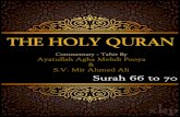 Tafsir of Holy Quran - Surah 66 to 70 .66th - Tafsir Surah At Tahrim ... Baqarah: 24. Whenverse6wasrecitedbytheHolyProphetamanstoodupand