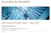 Diverted Profits Tax the UK experience - Allen &   · Diverted Profits Tax ... corporation