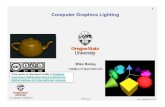 Computer Graphics Lighting - Oregon State mjb/cs550/Handouts/Lighting.1pp.pdf · mjb–September 6,