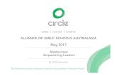 ALLIANCE OF GIRLS’ SCHOOLS AUSTRALASIA May 2017 .ALLIANCE OF GIRLS’ SCHOOLS AUSTRALASIA May 2017