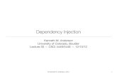 Dependency Injection - University of Colorado Boulder .Dependency Injection ... its dependency via