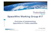 SpaceWire Working Group # .SpaceWire Working Group #17 ... Allowing 200Mb/s full-duplex network with