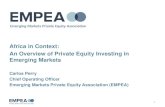 Africa in Context: An Overview of Private Equity .An Overview of Private Equity Investing in ...