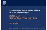 Private and Public Equity Investing: How do they Diverge? .Private and Public Equity Investing: How