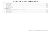 List of Photographs - Home - Bay of Plenty Regional .Page 141 - Photocopy Masters, Photographs List