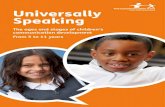 Universally Speaking .Universally Speaking is a series of 3 booklets for anyone who works ... support