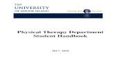 Physical Therapy Department Student Handbook .URI Physical Therapy Department Handbook ... The Program