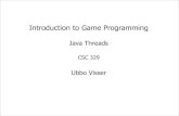 Introduction to Game .Java Threads • What is a Thread? • Creating and Running Threads in Java