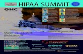 HIPAA .THE HIPAA SUMMIT TWENTY-FOURTH NATIONAL ... William R. Braithwaite, MD, PhD, “Doctor HIPAA”,