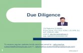Due Diligence - caaa. Due Diligence 1130.pdf · 19 Due Diligence Process Checklist VIII. Legal and