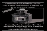 Olde English Wall Fireplace Basic - Cambridge .Olde English Wall Outdoor Fireplace Kit ... 6 pies