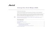 Using the Avid Mojo .Avid Mojo DNA Front and Rear Panel 5 The Avid Mojo DNA consists of: • The