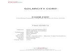 SOLARCITY CORP - NASDAQ OMX Corporate .SOLARCITY CORP FORM FWP ... Goldman Sachs , Bank of America,