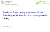 Positive Psychology Interventions: Are they effective for ...· Positive Psychology Interventions:
