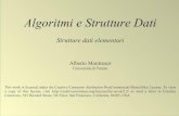 Algoritmi e Strutture Dati - twiki.di.· Algoritmi e Strutture Dati Strutture dati elementari ...