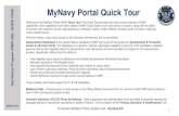 MyNavy Portal Quick Tour Quick Tour.pdf · MyNavy Portal Quick Tour Welcome to the MyNavy Portal (MNP)