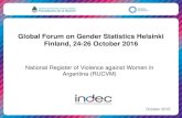 Global Forum on Gender Statistics Helsinki Finland, 24-26 ...· Global Forum on Gender Statistics
