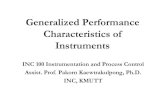 Generalized Performance Characteristics of Instruments - IDC .Generalized Performance Generalized