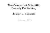 Context of scientific publishing