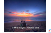 OffBeat Honeymoon Destinations in India