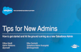 Tips for New Admins - Salesforce World Tour Boston