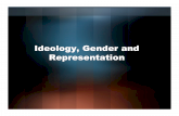Ideology, Gender and Representation2 -    of Presentation Althusser: Ideology and the State de Lauretis: The Technology of Gender Introduction: What is Ideology