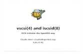 vscsi(4) and iscsid -- iSCSI initiator the OpenBSD way by Claudio Jeker