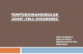 Tmj disorders