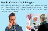 How To Choose A Web Designer
