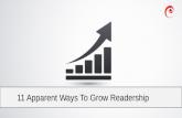 11 Apparent Ways To Grow Readership