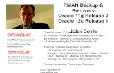 RMAN Trailer for Backup and Recovery Webinar 11g & 12c